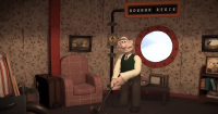 Кадр из мультфильма Уоллес и Громит: Самая дикая месть Кадр из мультфильма Уоллес и Громит: Самая дикая месть